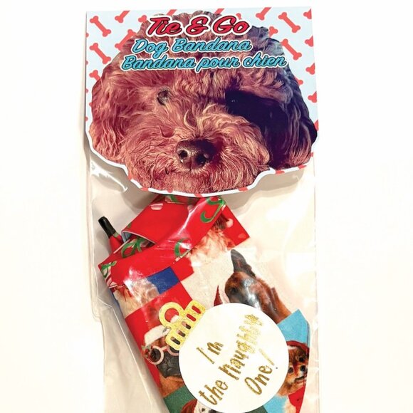 NEW HOLIDAY CUSTOM MADE "TIE & GO" Reflective Dog Bandanas - Picture 11 of 11